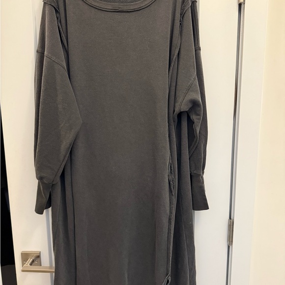 Free People We The Free Shelli Long Tunic Washed Black Medium NWOT - Picture 7 of 8